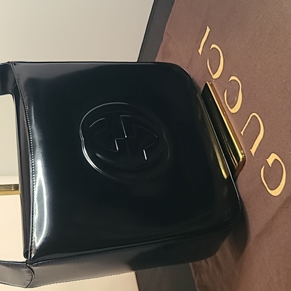 GUCCI VINTAGE 1970’S SOHO LEATHER INTERLOCKING GG SHOULDER BAG VERY GOOD COND - Picture 5 of 17